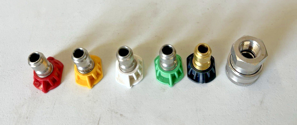 General Pump #6.5 Orifice Nozzles W/ Soap Nozzle & 1/4” Stainless Steel Socket