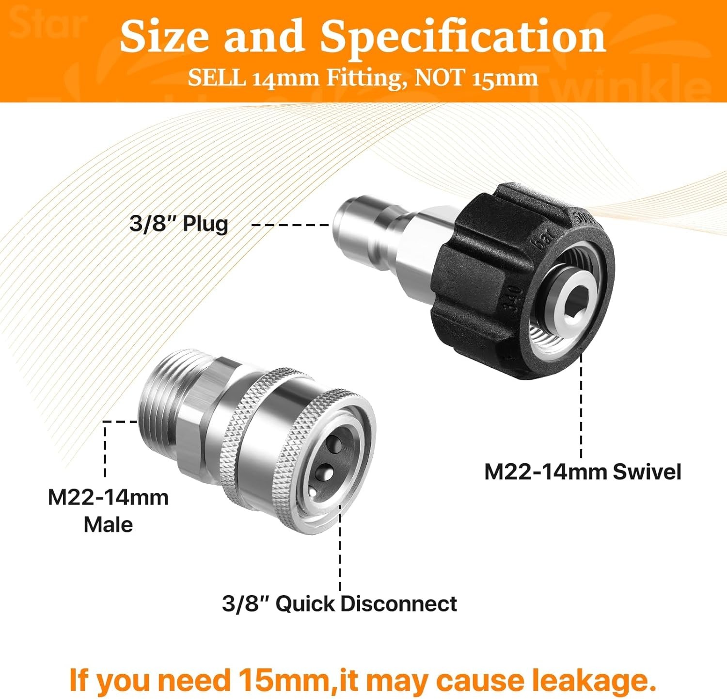 High-Quality Stainless Steel Quick Connect Swivel Set