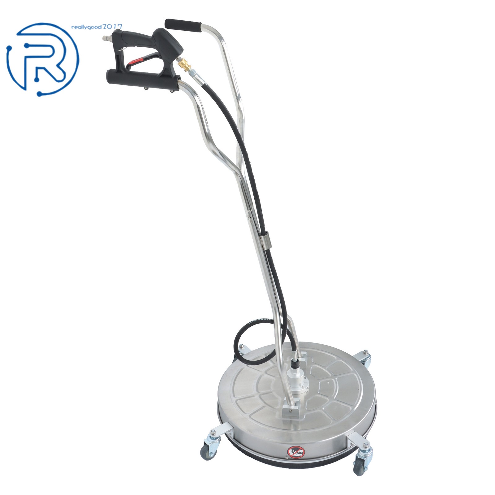 Pressure Washer Surface Cleaner 24″ 6000 PSI w/ Handles & Wheels Quick Connect