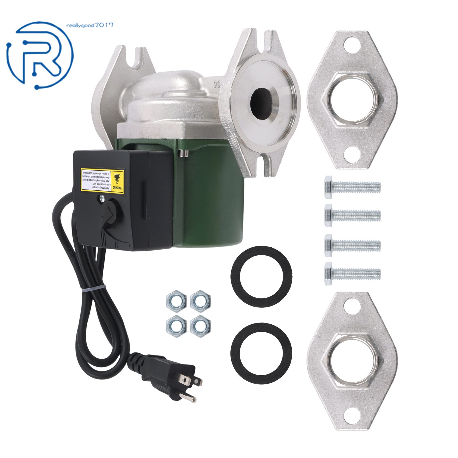 115V 10GPM Flanged High Velocity Cartridge Circulator Pump 1/8HP Replace# 009SF5