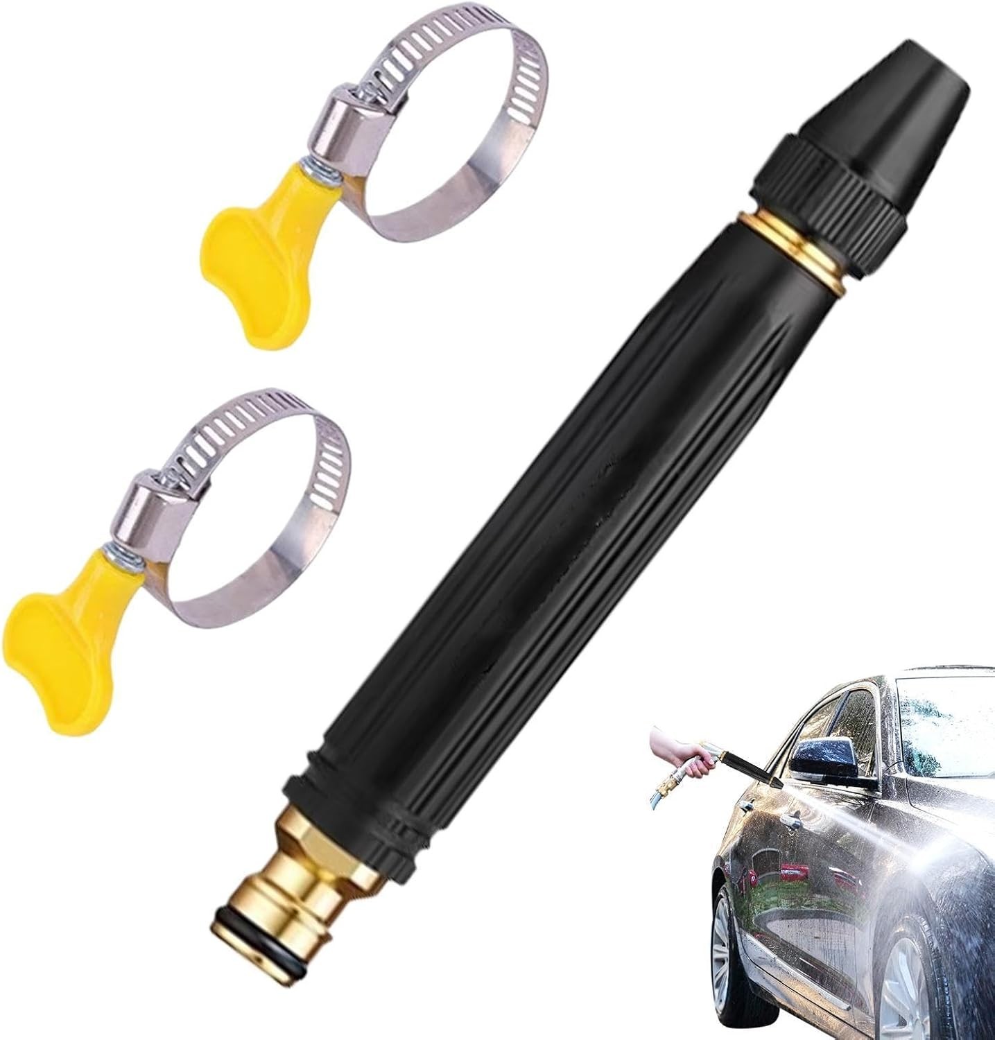 Larnto High Pressure Hose Nozzle Water Gun for Car Wash Garden Pressure Booster