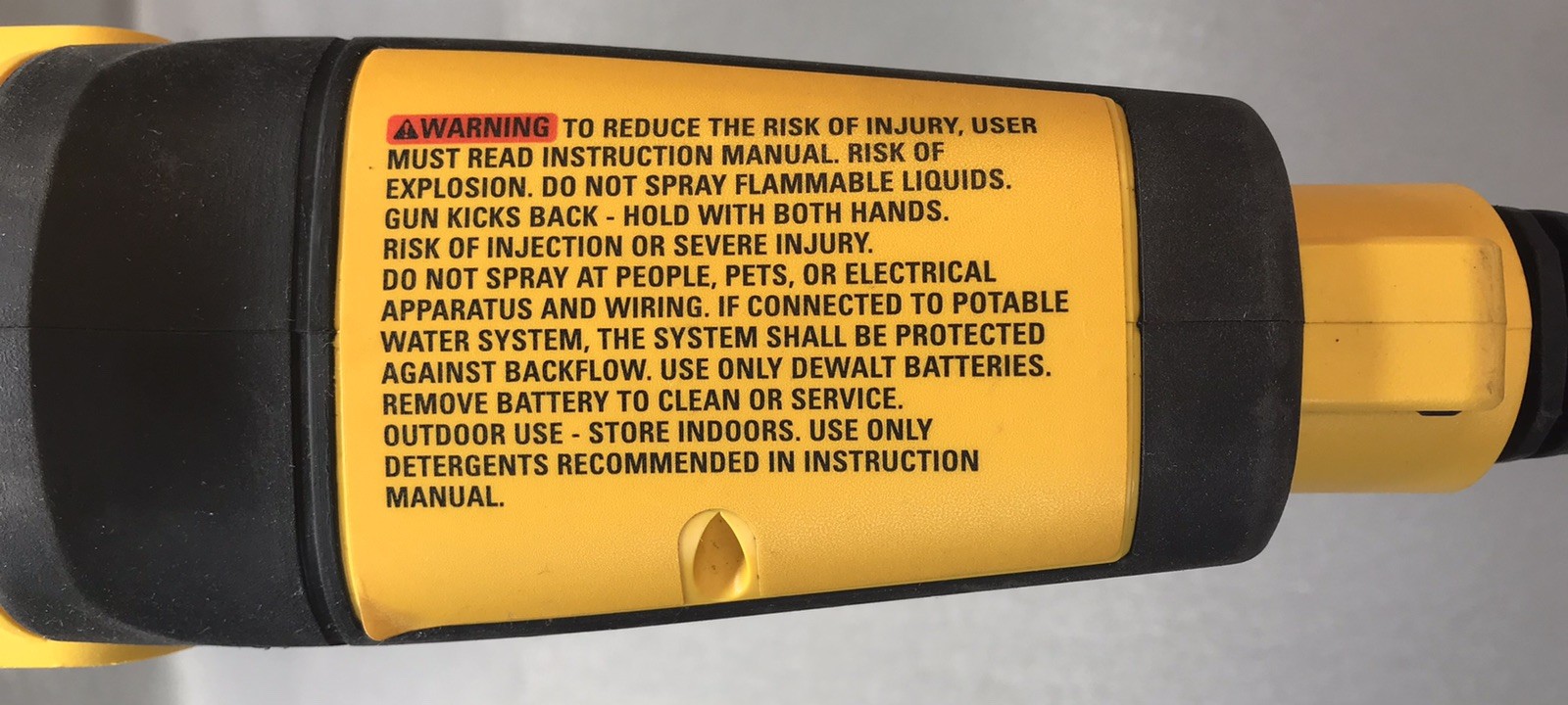 Dewalt Cordless Power Washer Dcpw550