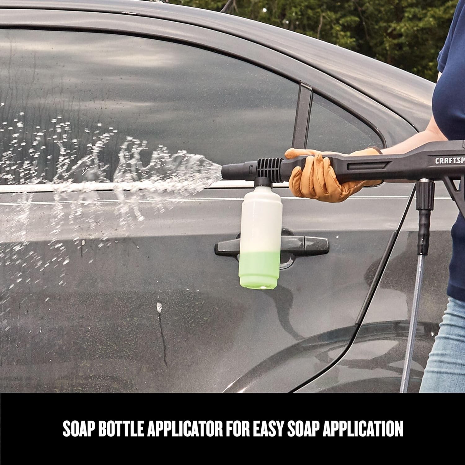 Electric Pressure Washer, Cold Water, Lightweight Corded Power Washer for Cars