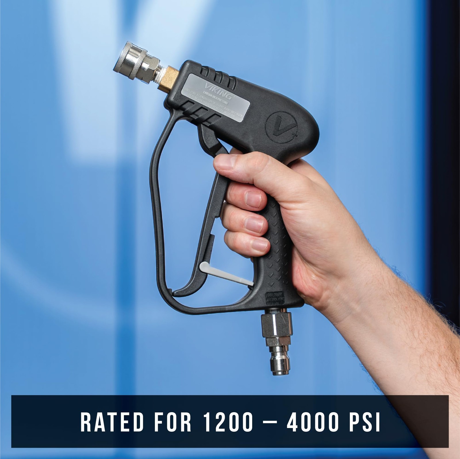 Premium Swivel Pressure Washer Gun, Short Handle with ¼” Quick Connect for a …