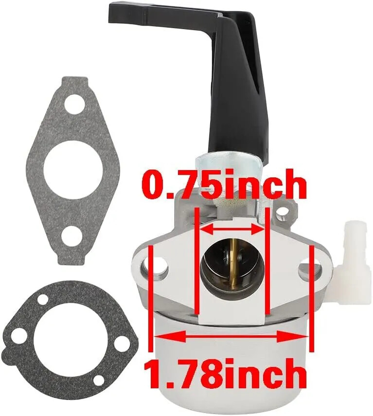 For Briggs & Stratton 5HP 5.5HP 6HP 696065 Tiller Carburetor Carb with Gasket