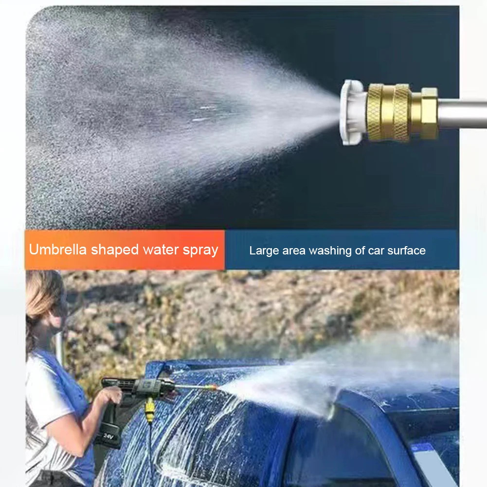 1500W 30000mAh Cordless High Pressure Washing Spray Gun