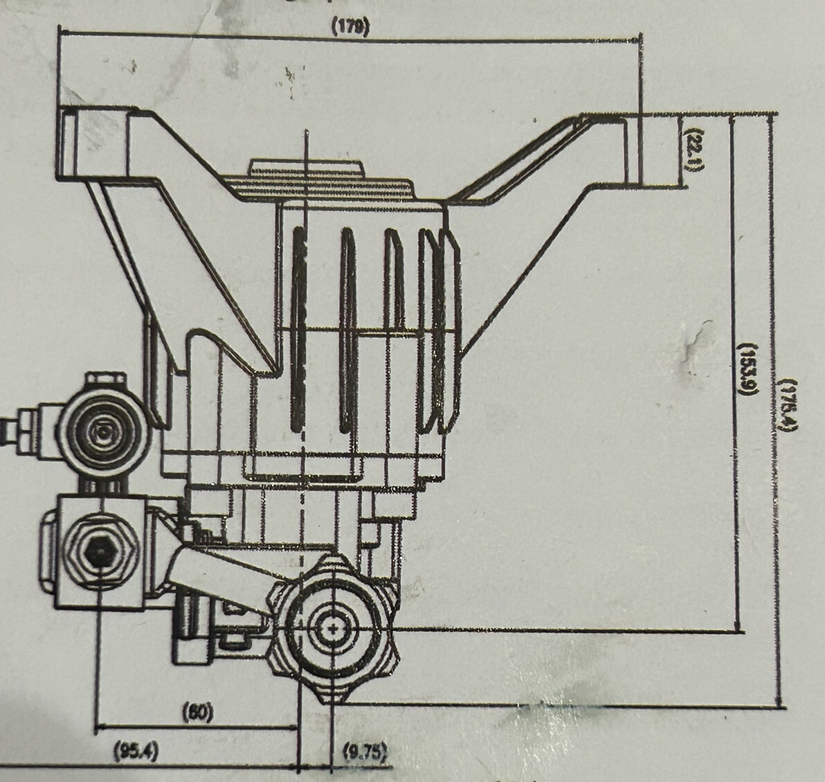 YAMATIC 7/8″ Shaft Vertical Replacement Pressure Washer Pump to 2500/170PCI/Bar