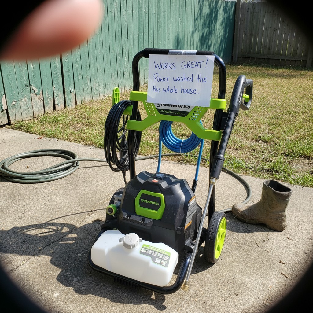 Versatile 2000 PSI Electric Pressure Washer with Steel Wand & Multiple Nozzles