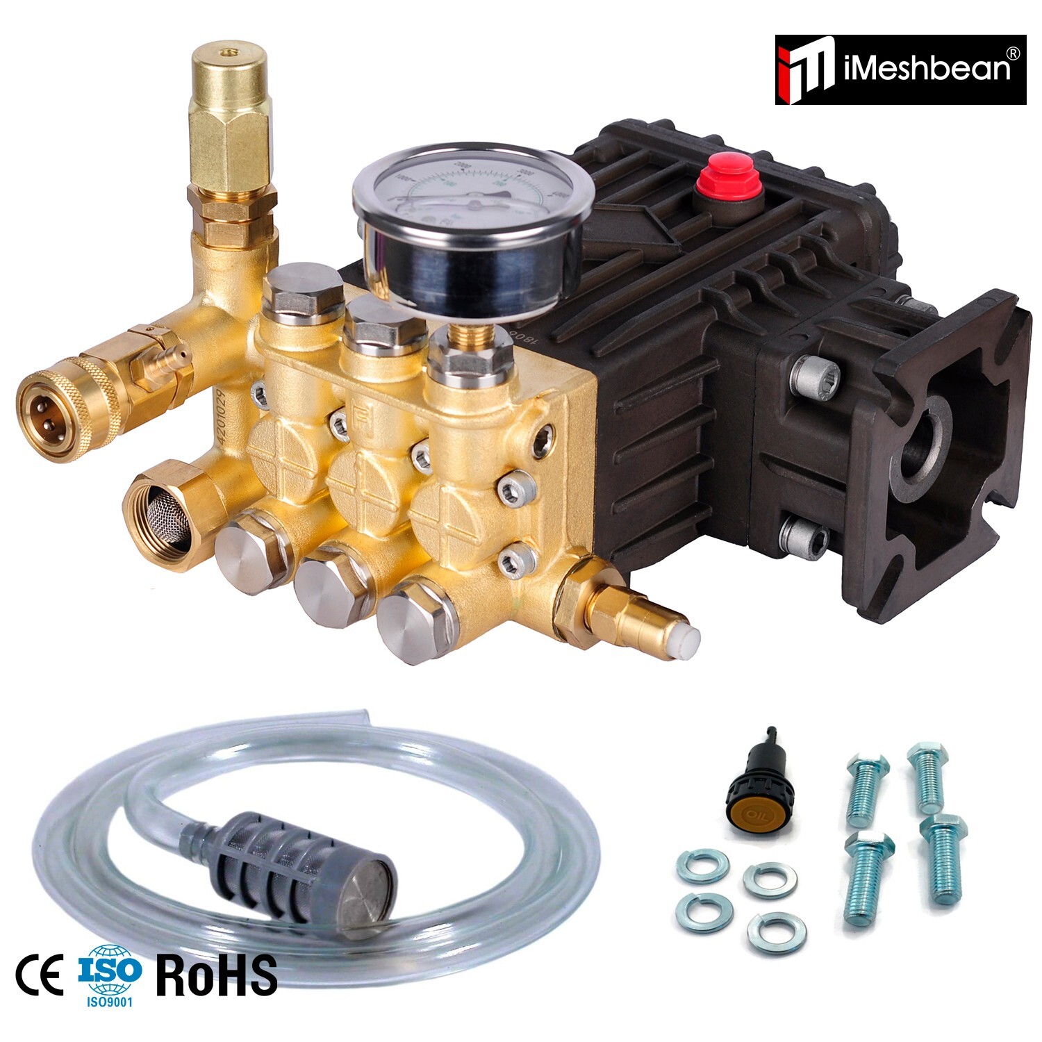 Pressure Power Washer Pump Replacement Direct drive 3/4″ Hollow shaft 3000 PSI