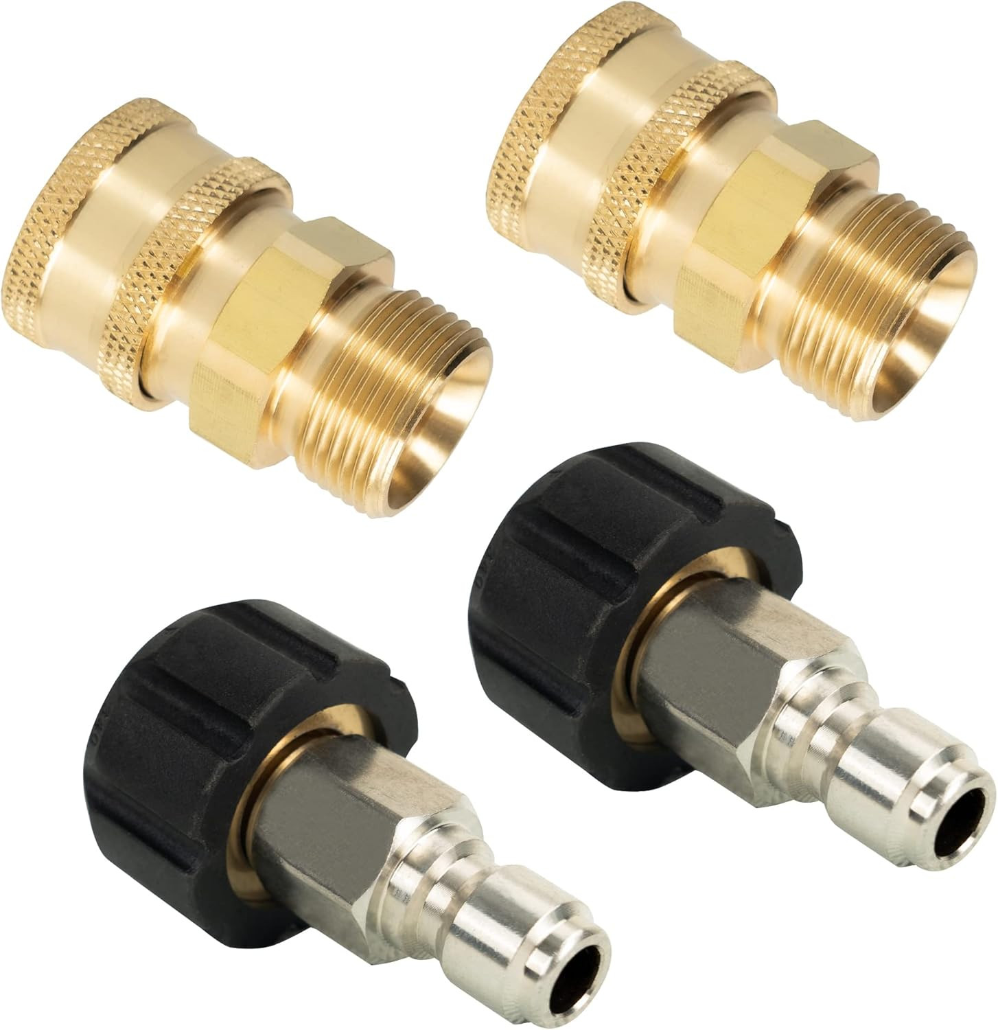 4 Pack Pressure Washer Quick Connect Kit, Quick Disconnect Kit
