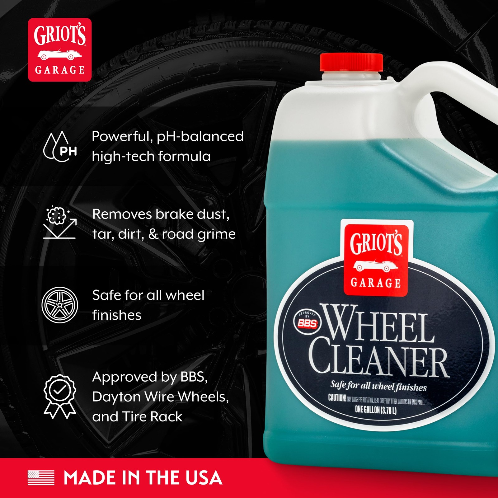 Griot’S Garage Griots Garage Wheel Cleaner For All Finishes Car Tire Rim
