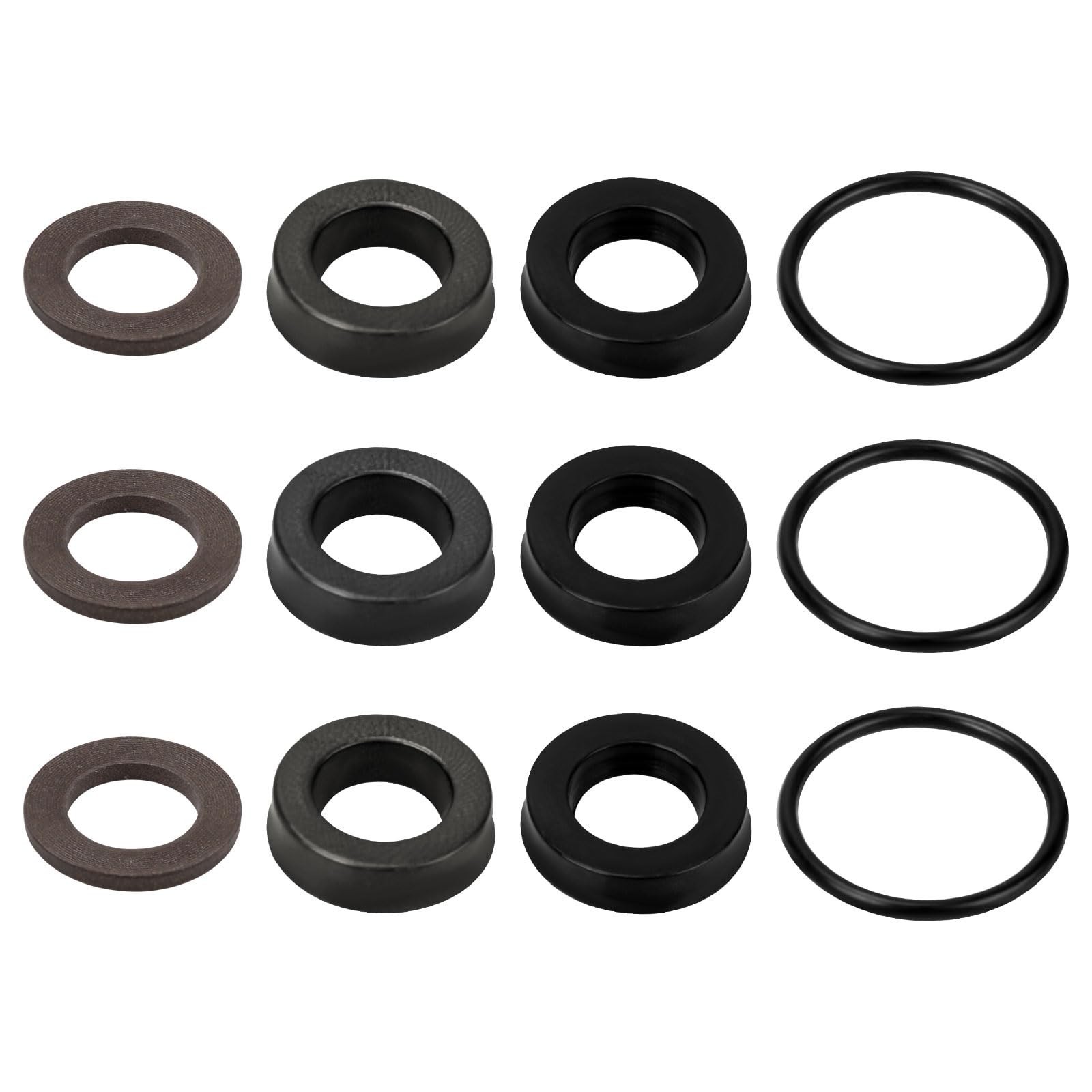 Washer Pump Seal Kit for Pressure Washer – 12 Pcs Low/High Pressure Leak Prevent
