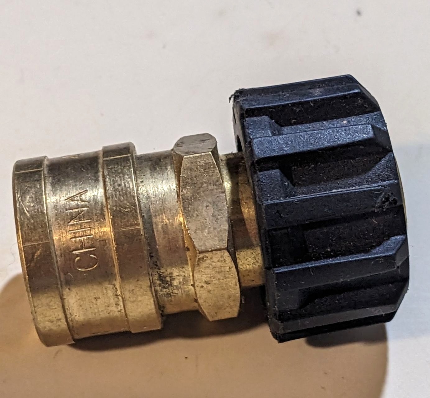 M22 FPT X 3/8″ Quick Connect Brass Coupler For Pressure Washers Up To 4000 PSI