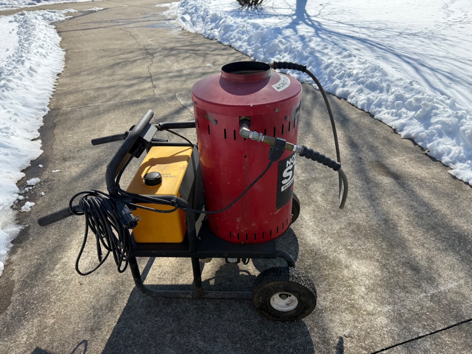 NorthStar Portable Electric Wet Steam and Hot Water Pressure Washer Add-On Unit,