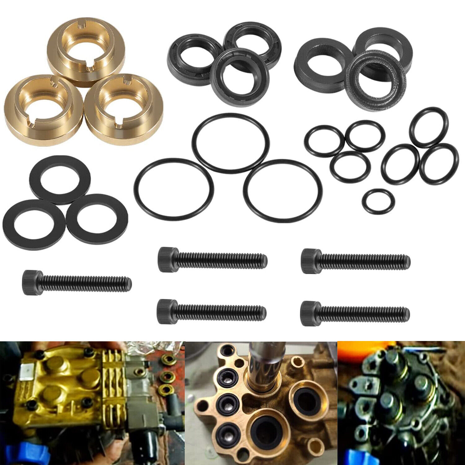 Complete Pressure Washer Seal Kit for Briggs & Stratton 190595GS & 190711GS