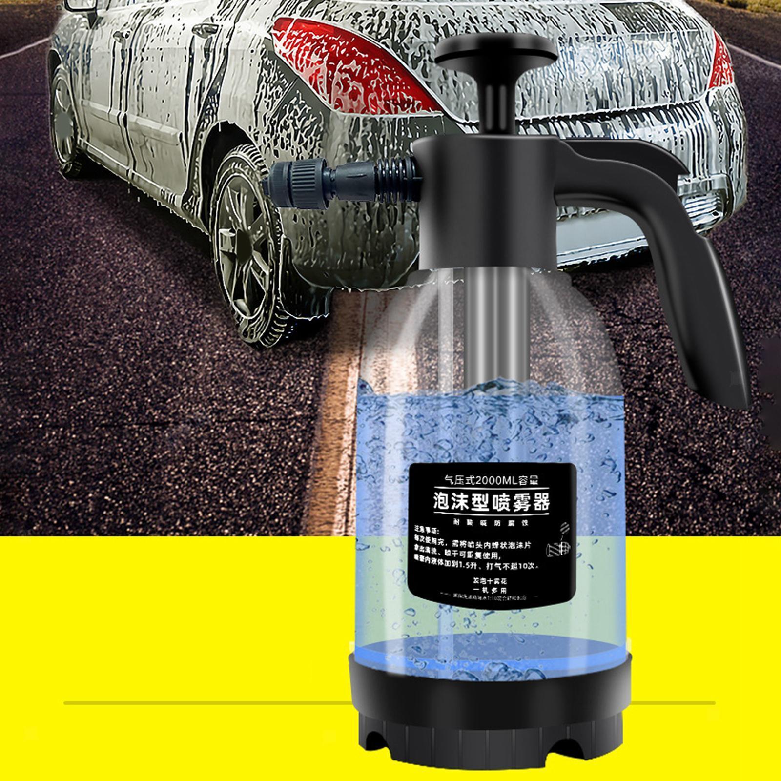 Car Wash Pump Manual Foaming Sprayer Hand Pressurized for House Cleaning
