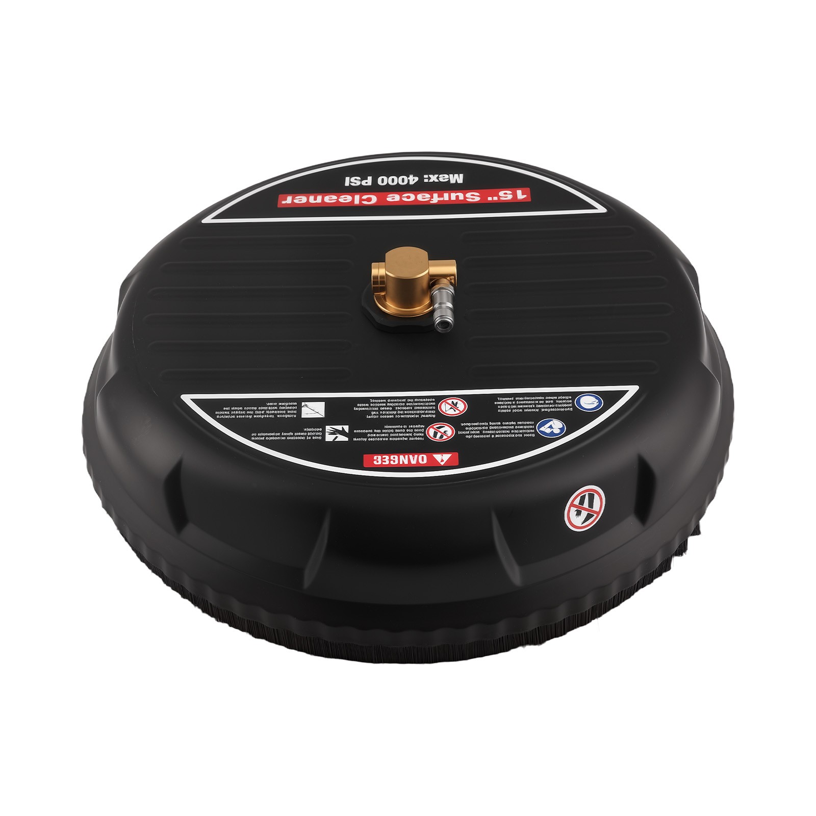 15″ High Pressure Surface Cleaner 4000 PSI + 2 Extension Wands for Washer
