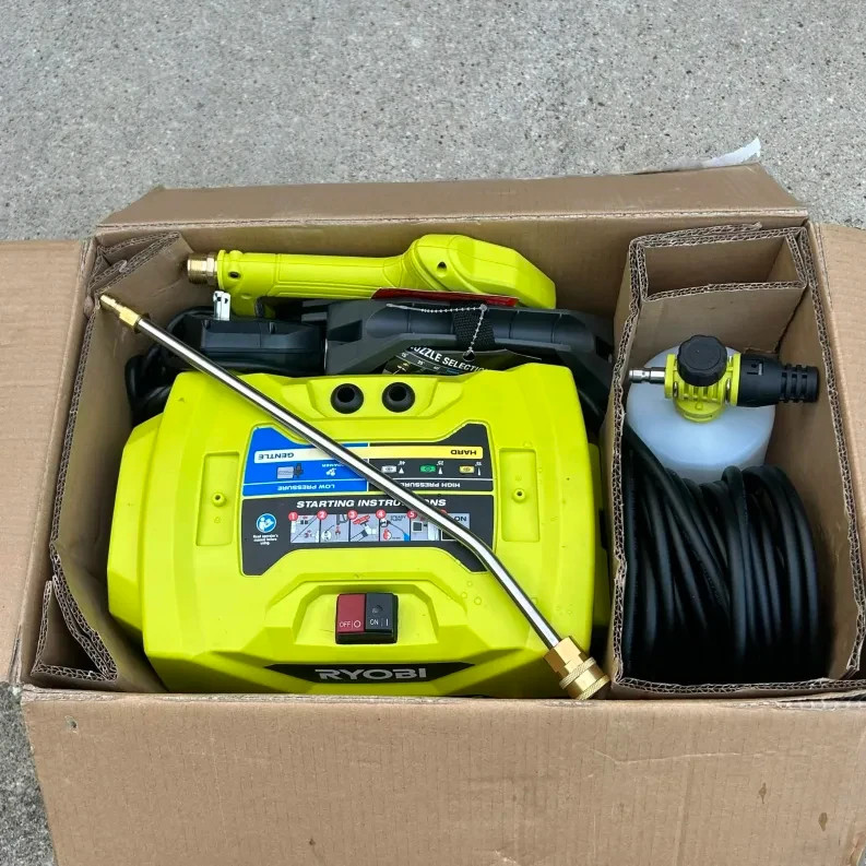 RYOBI 1200 PSI 1.8 GPM Cold Water Automotive Electric Pressure RY14AM12