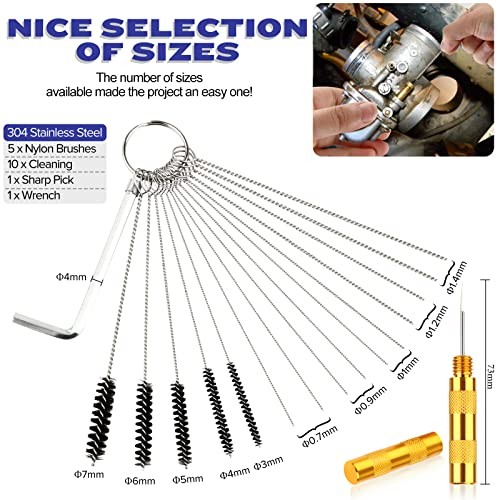 Torch Tip Cleaner Carburetor Cleaning Tool Kit