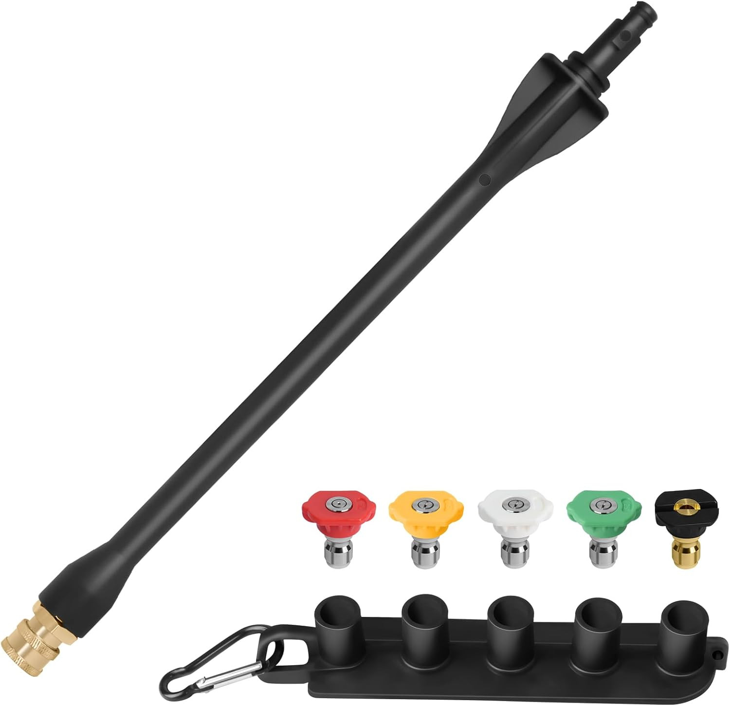 Pressure Washer Wand 308494075 with 5 Spray Nozzles and 1 Tips Holder for Ryobi,