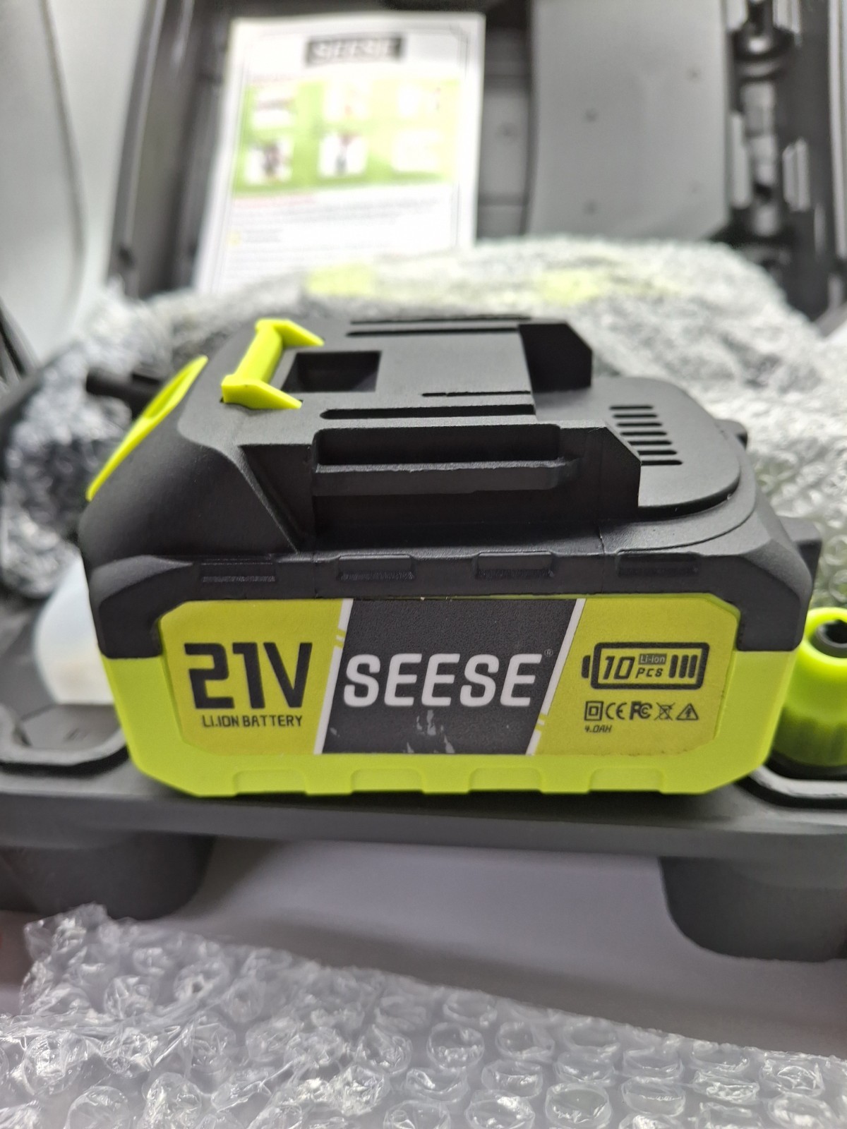 SEESE 800 PSI Water Pressure Washer Cordless Portable Pressurized Hose Car Wash