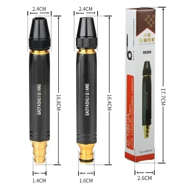 Larnto High Pressure Hose Nozzle Water Gun for Car Wash Garden Pressure Booster