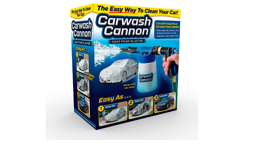 Nozzle Spray Car Wash Gun Cannon Soap Foam Dirt Dust Blaster Hose Thick Sprayer