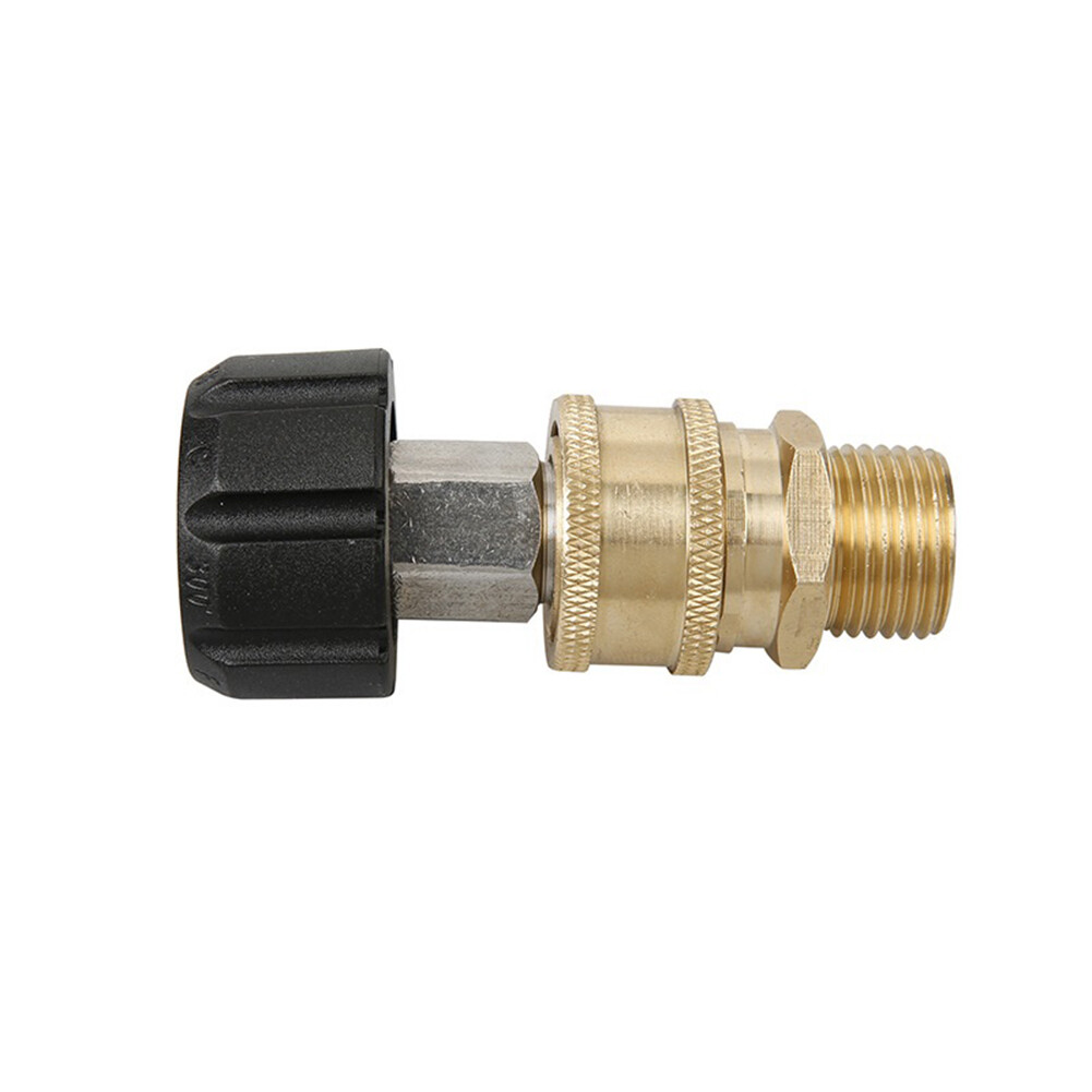 Quick Connect 2Pcs/Set Pressure Washer Adapter M22-14 mm Swivel to 3/8 inch