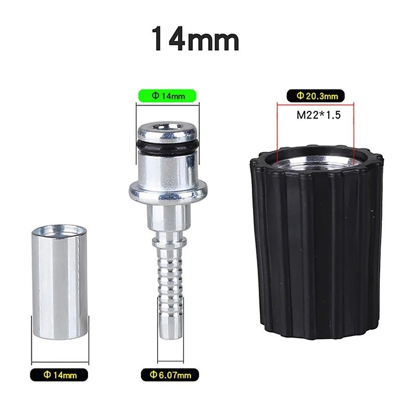 High Pressure Washer Hose Repair Kit, Hose Washers Insert Fittings Car Washer Wa