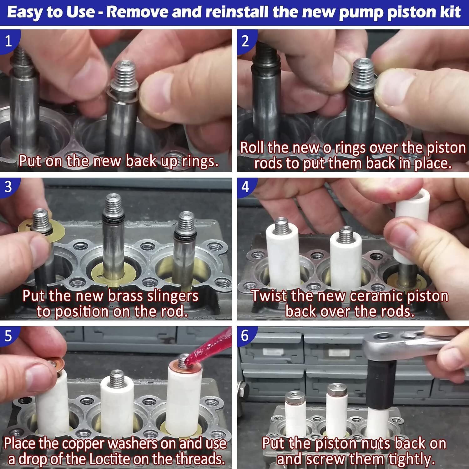 AR2546 Pump 18mm Piston Kit Ceramic Plunger For Annovi Reverberi RK RKA RKV XRCA