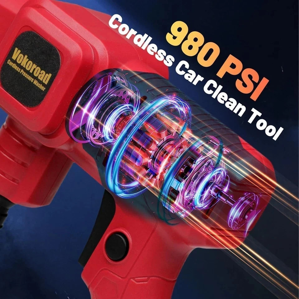 Cordless Pressure Washer for Milwaukee M18 Battery, Portable Cordless Power Wash