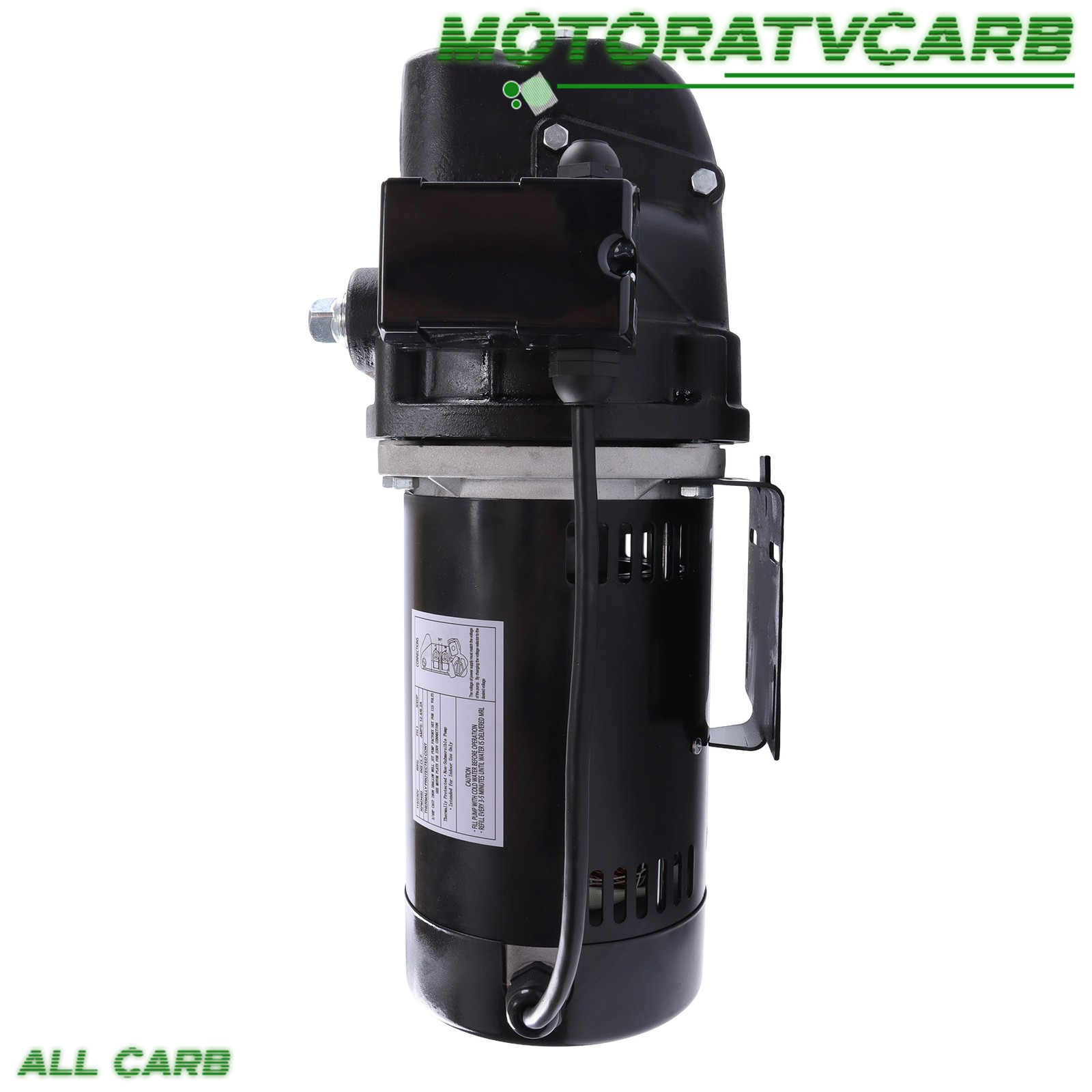 ALL-CARB Heavy Duty Cast Iron SWS75-3/4 HP Shallow Jet Well Pump 510GPH 115/230V