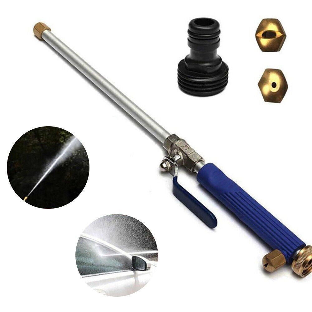 High Pressure Water Spray Gun Metal Brass Nozzle Car Garden Lawn Wash Hose Pipe