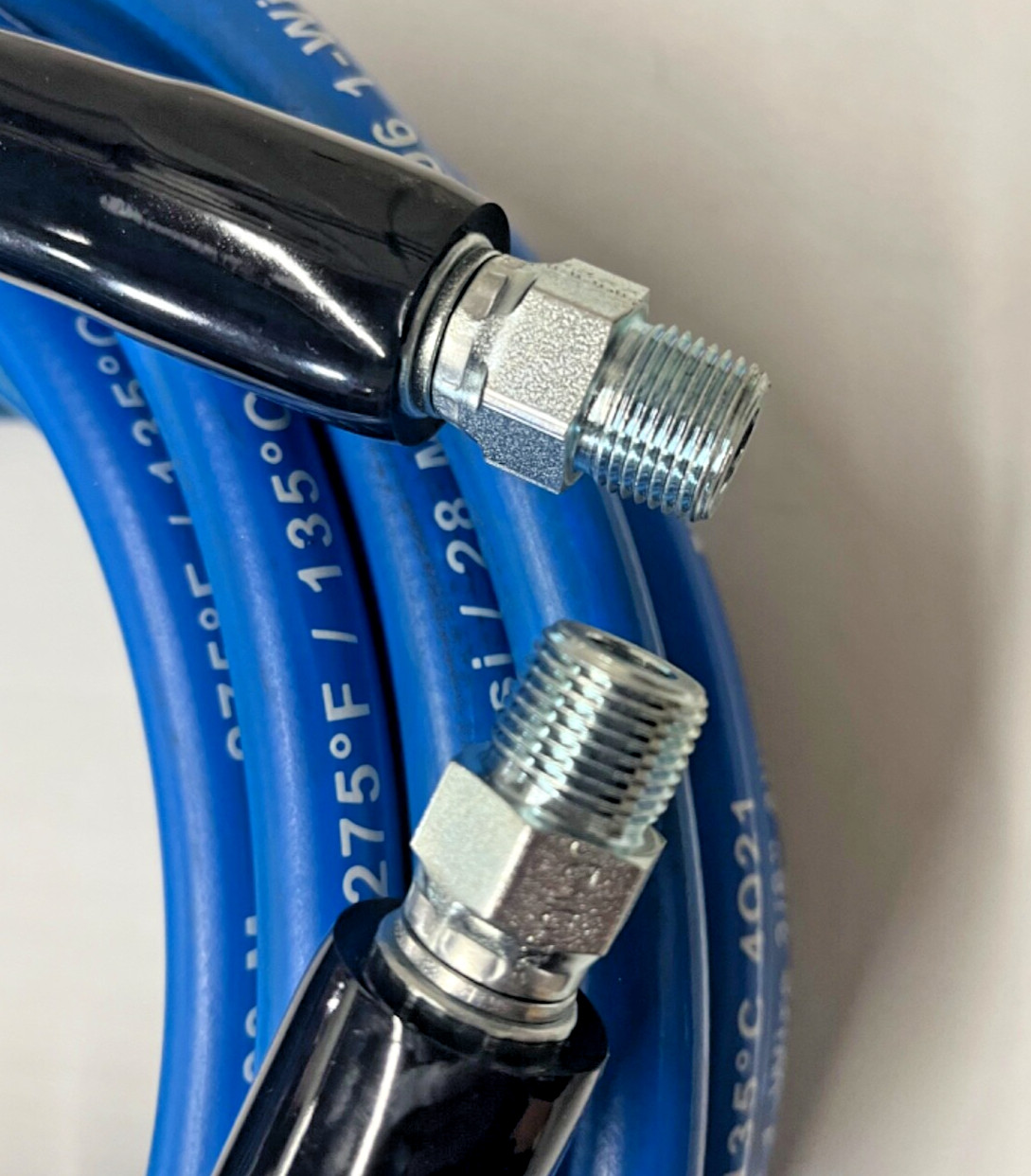 Smooth Skin Non Marking Pressure Washer Hose 50ft 1-Wire 4000psi 3/8″ x 3/8″ MPT