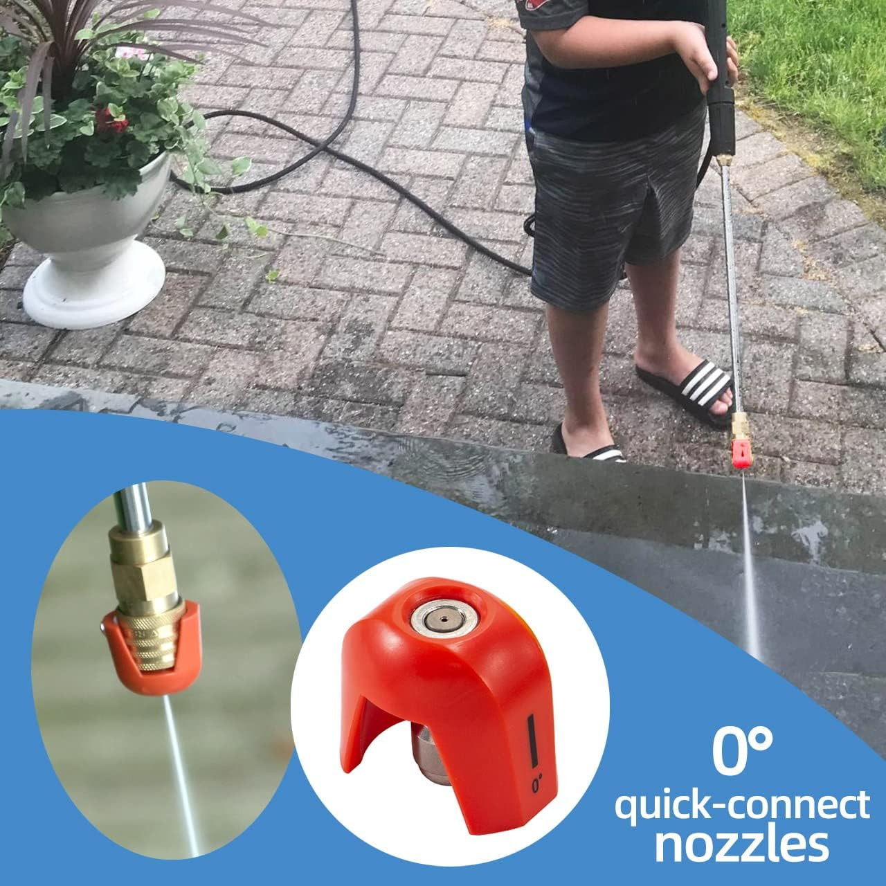 SPX3000-TPS Quick-Connect Spray Tips for Sun Joe SPX 3000 Series Pressure Washer