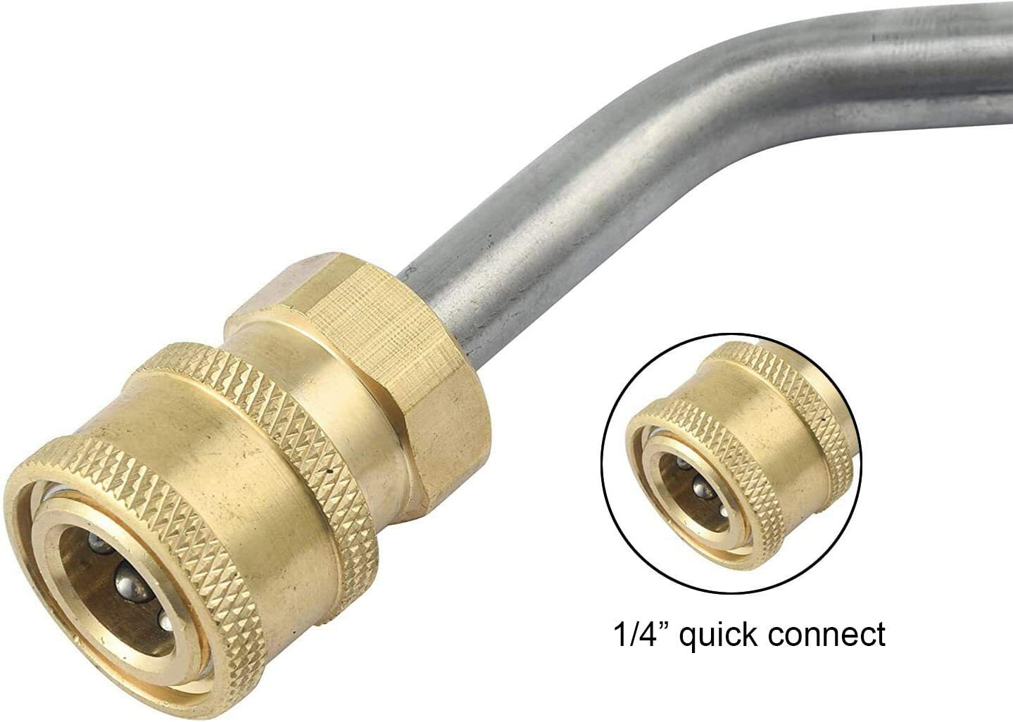 15 Inch Pressure Washer Extension Wand 45 Degree Curved Angled Attachment Lance