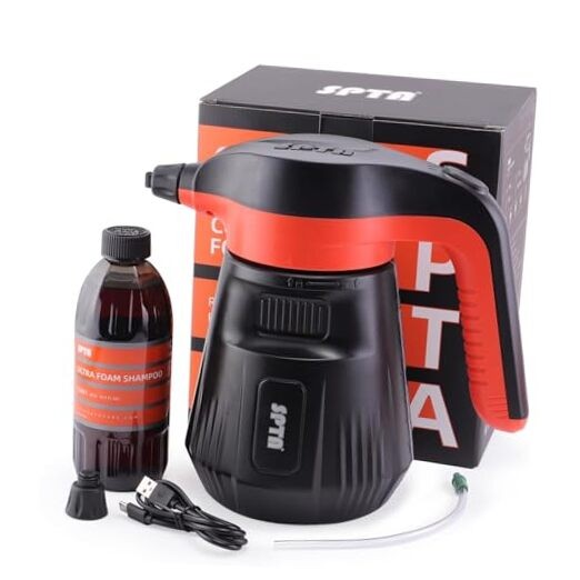 Pressure Foam Sprayer, 2.25L/76 oz Electric Pressurized Soap Sprayer Car Foam