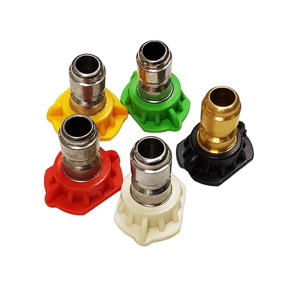 PRESSURE WASHER QUICK CONNECT TIP KIT,5 TIPS 0-40 DEGREE, CHEM TIP 2.5GPM
