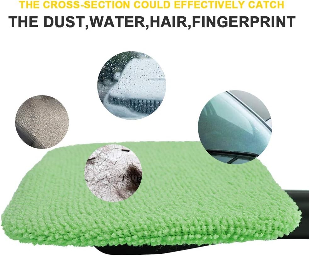 Microfiber Cleaning Cloth for Windshield Small, Microfiber(green)