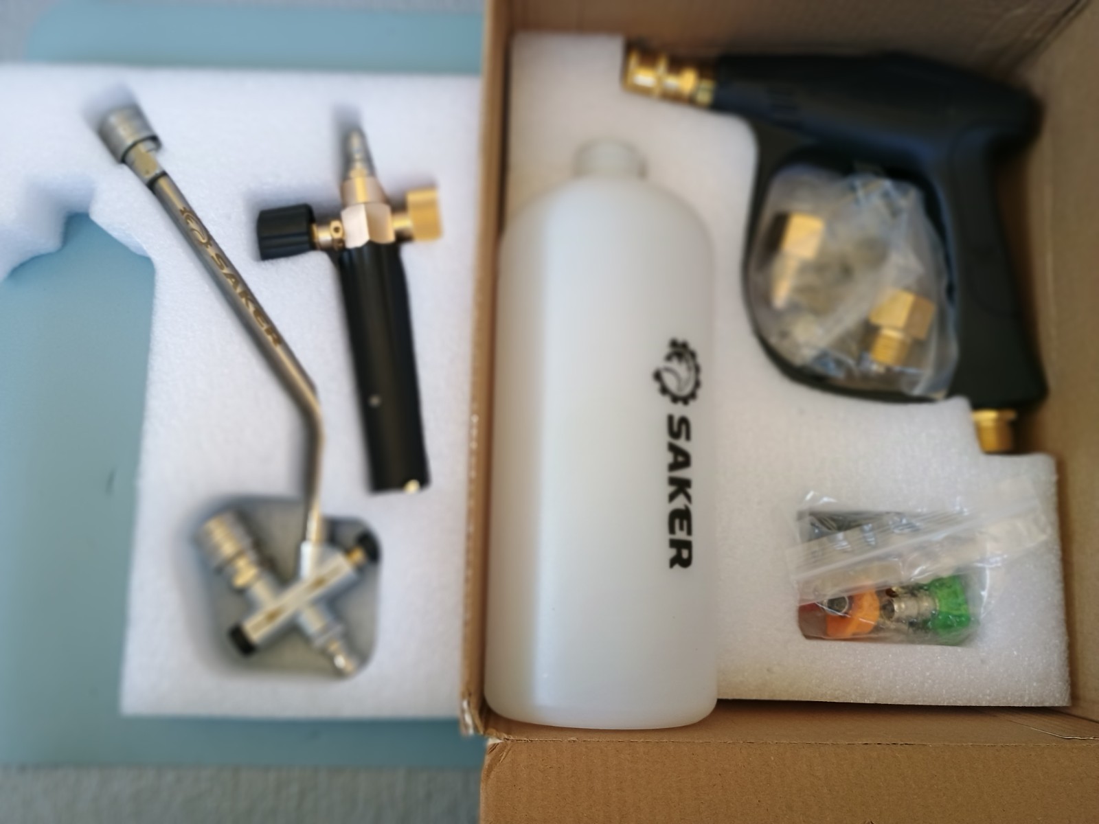 Complete Foam Cannon Accessory Set for Pressure Washers with Adapters Included