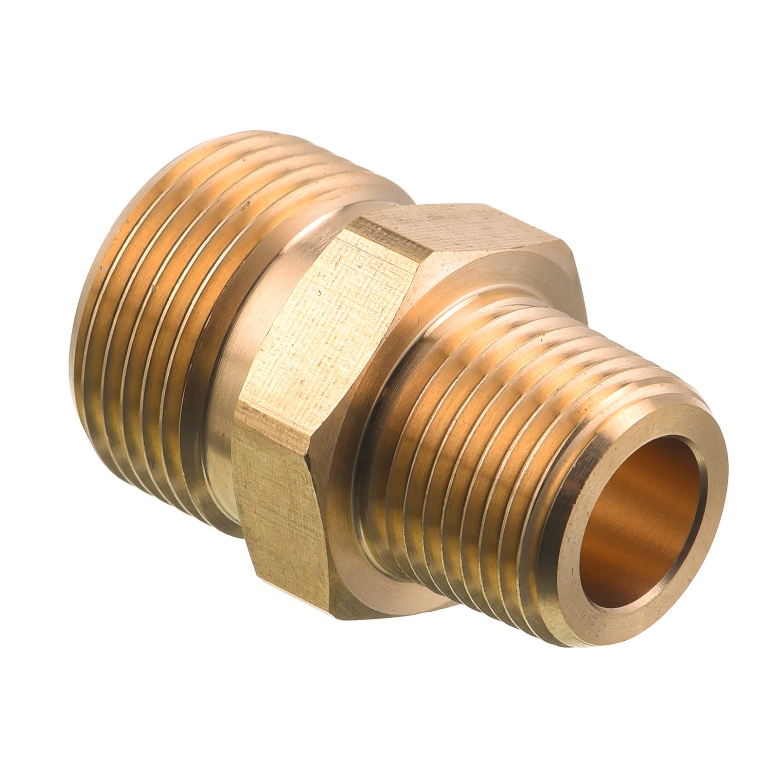 M MINGLE Pressure Washer Adapter, 3/8’’ NPT Male to M22 14mm Male, 4500 PSI