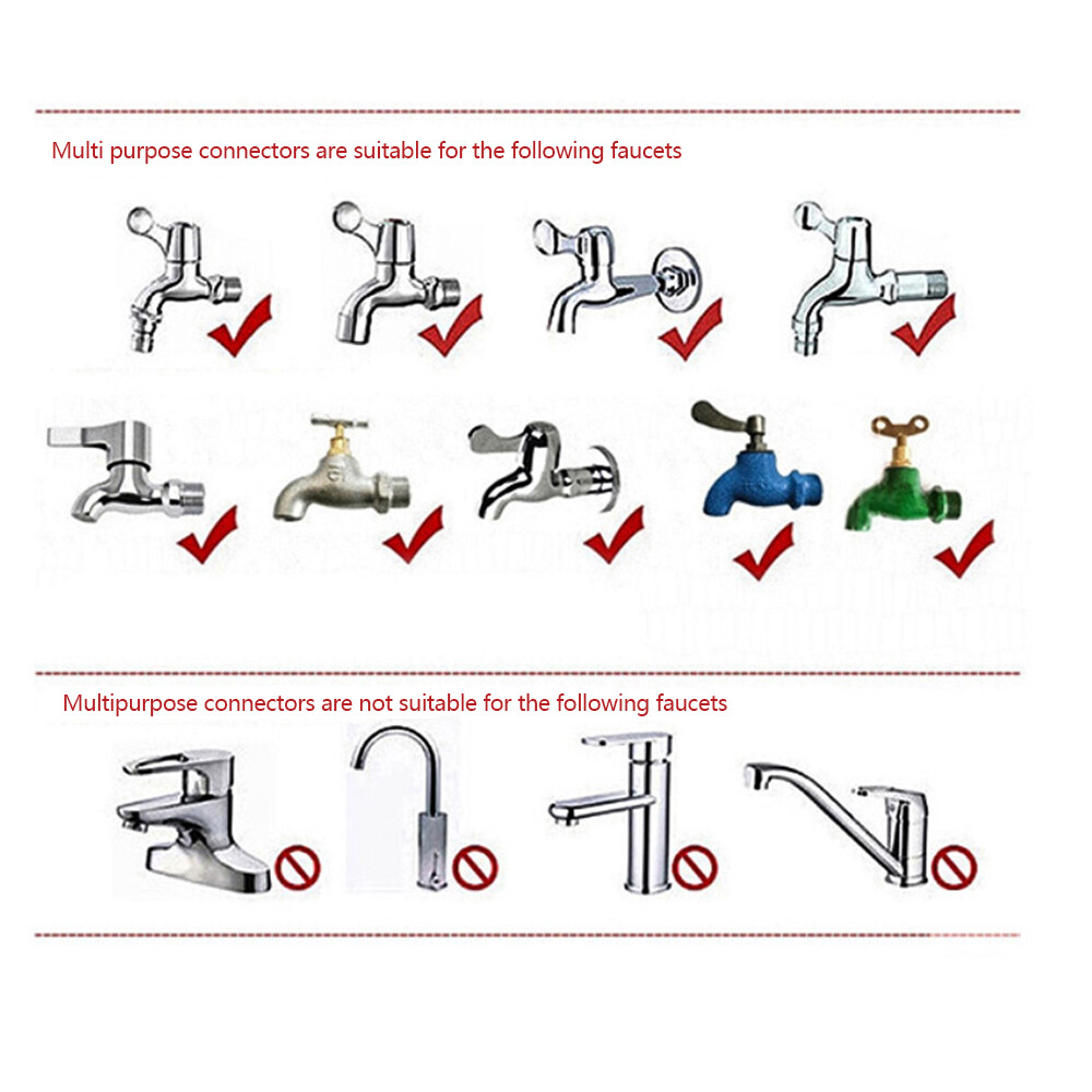 High Pressure Water Spray Gun Car Wash Metal Brass Nozzle Garden Pipe Hose Lawn
