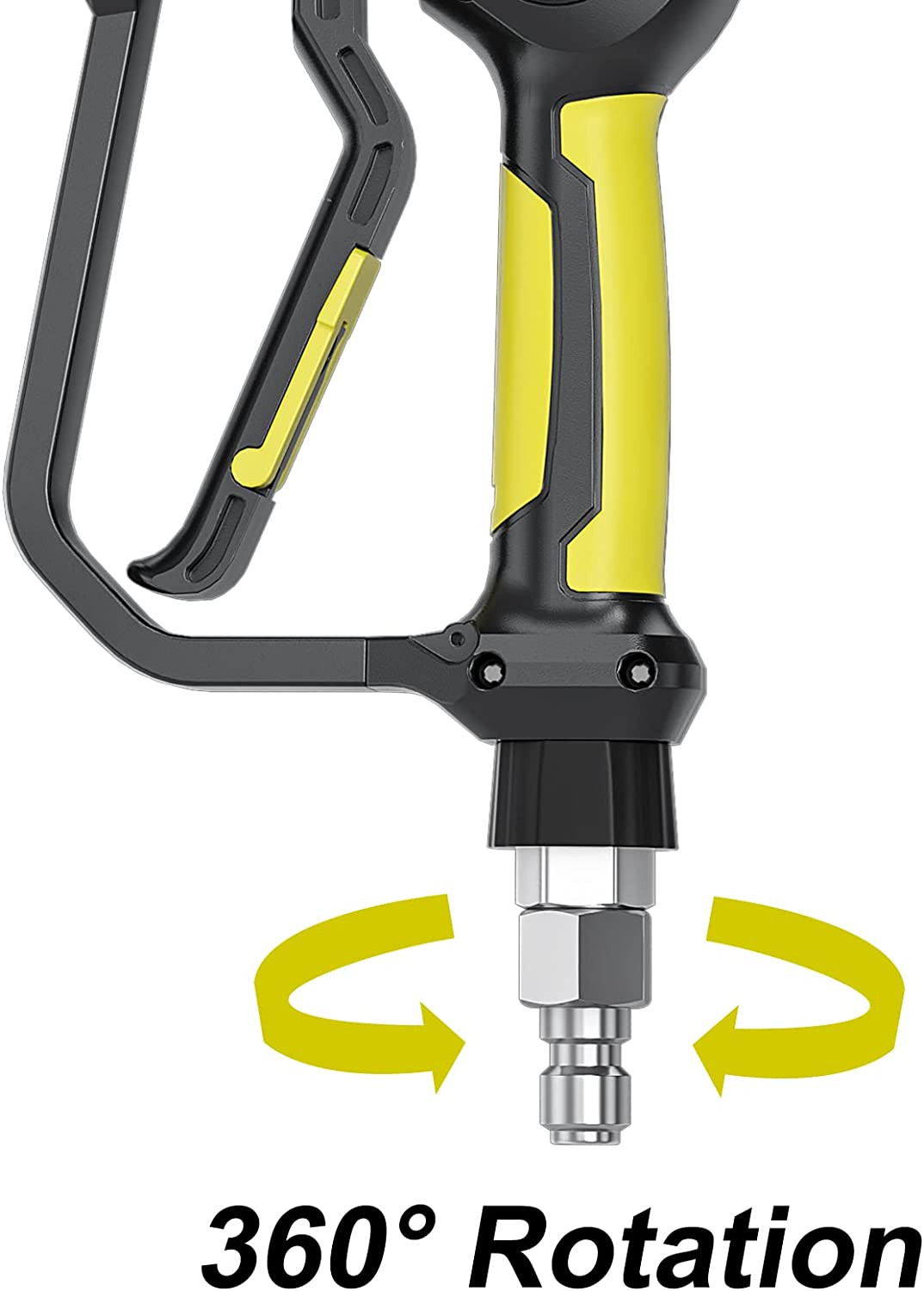 Pressure Washer Gun 3600 PSI with 3/8” Swivel Quick Connect Extension Wand, M22