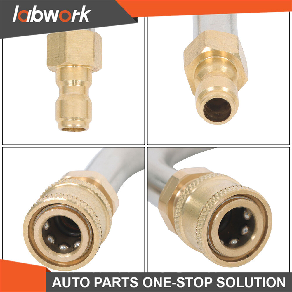 Labwork High Pressure Washer Gun Extension Wand Lance Gutter Cleaner Nozzles Kit