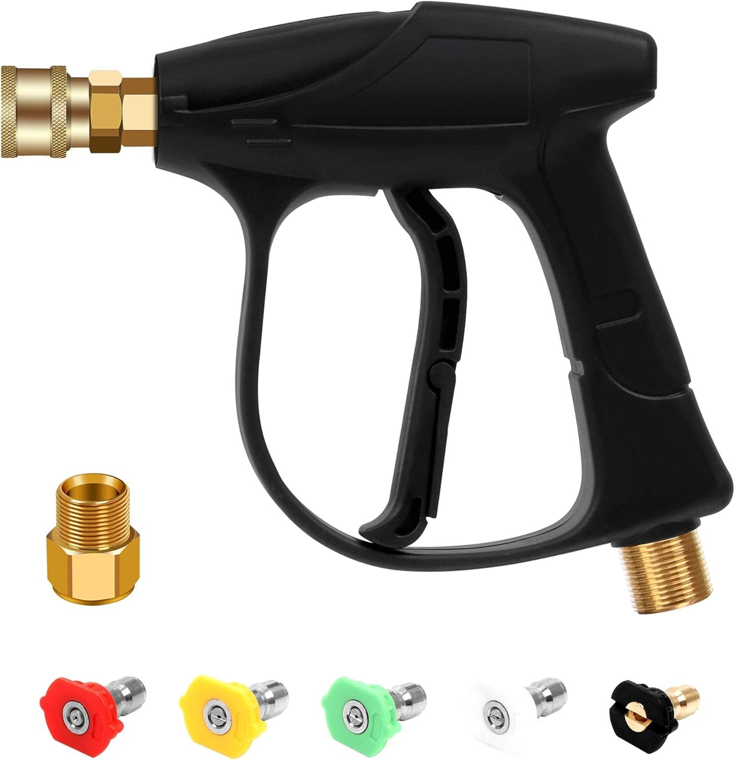 4350 PSI Car Washer Gun with 5 Spray Nozzles & Quick Connect Coupler