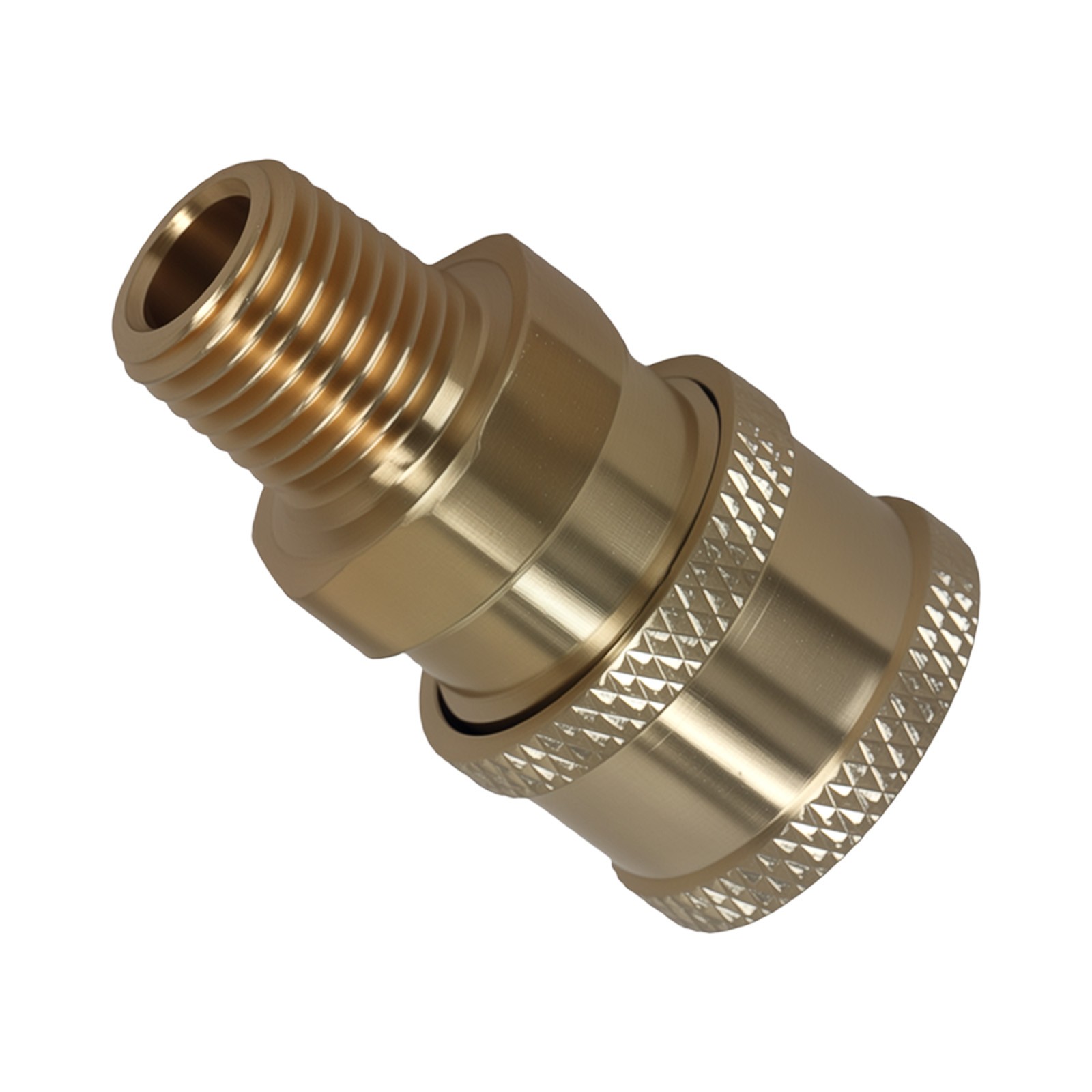 2Pcs 1/4″ Quick Connect Male NPT Thread High Pressure Washer Fitting Coupler