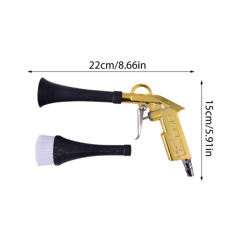 Principle Auto Detailing Dusting Brush & Air Guns with Nozzle for Interior Care