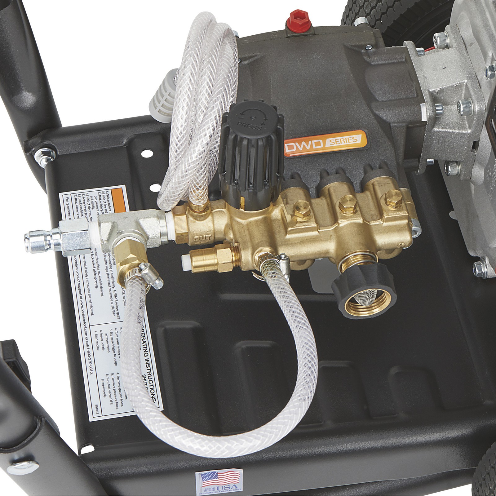 NorthStar Cold Water Pressure Washer, 3100 PSI, 2.5 GPM
