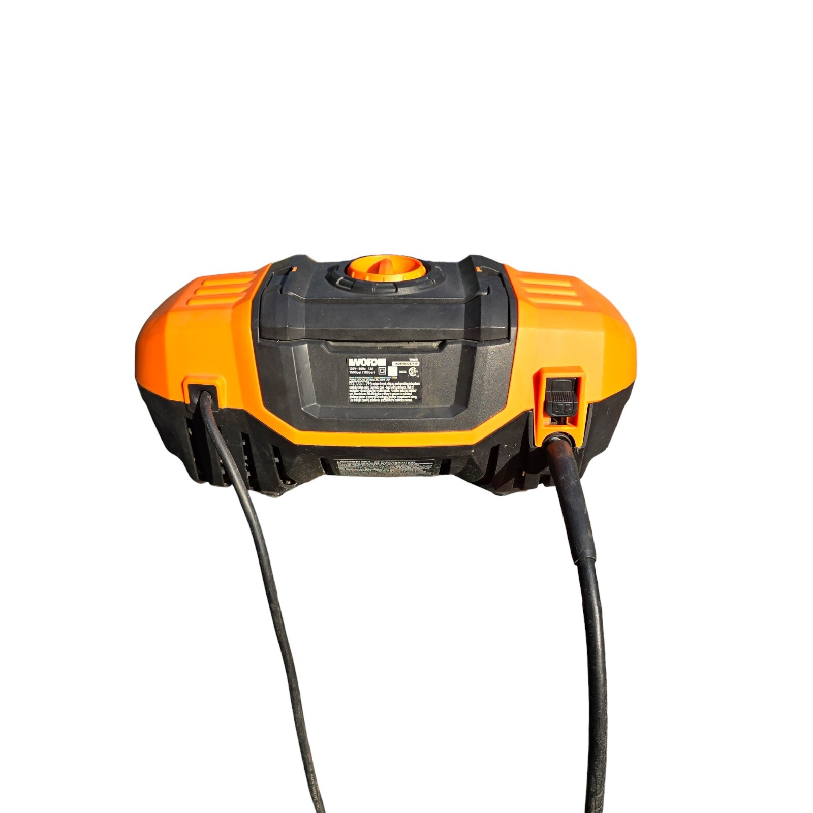 WORX WG601 1500 PSI 1.2 GPM Electric Pressure Washer 13A, with Multiple Nozzles