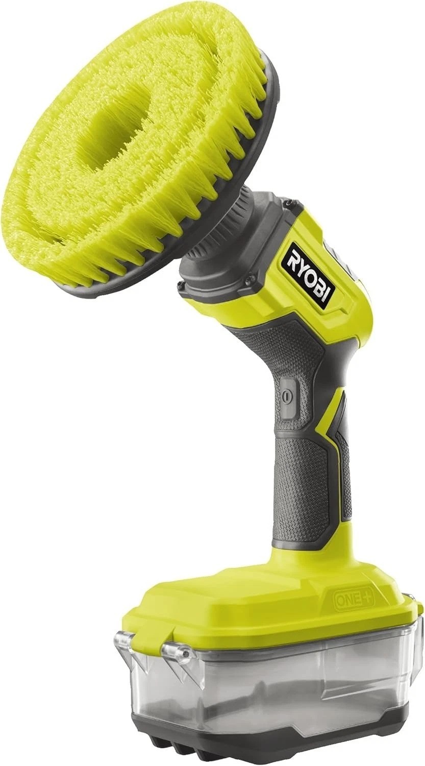 Ryobi Green 18V Power Scrubber – Lightweight & Waterproof Cleaning Tool